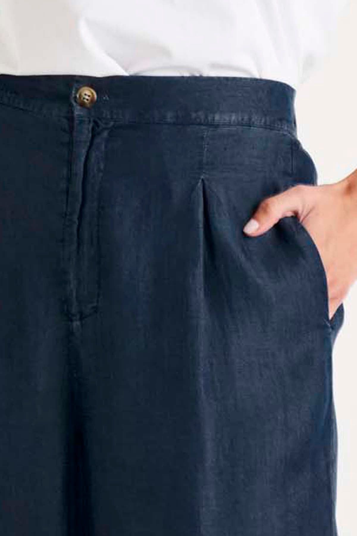 Pia Palazzo Pant - Blue Haze