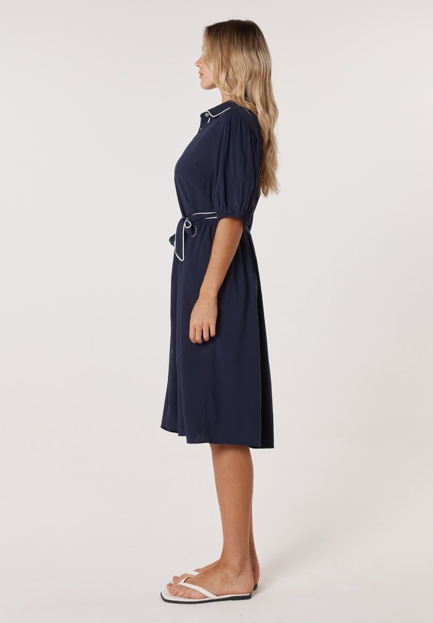 Betty Basics Rio Reef Dress - Navy (view 2)