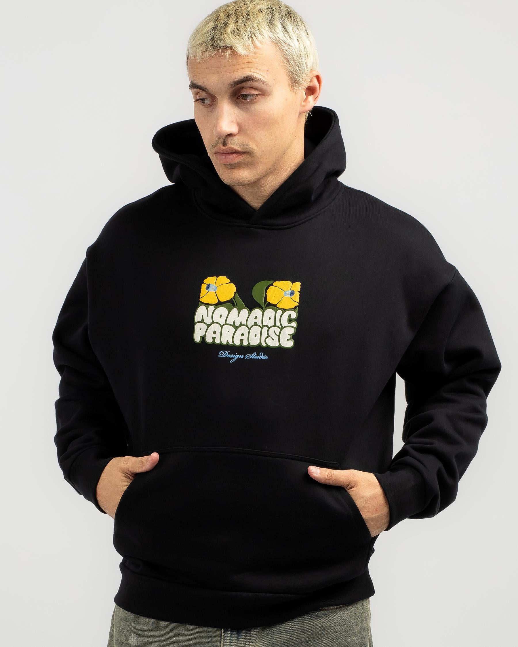 Nomadic Bluebell Oversized Hood - Anthracite Black