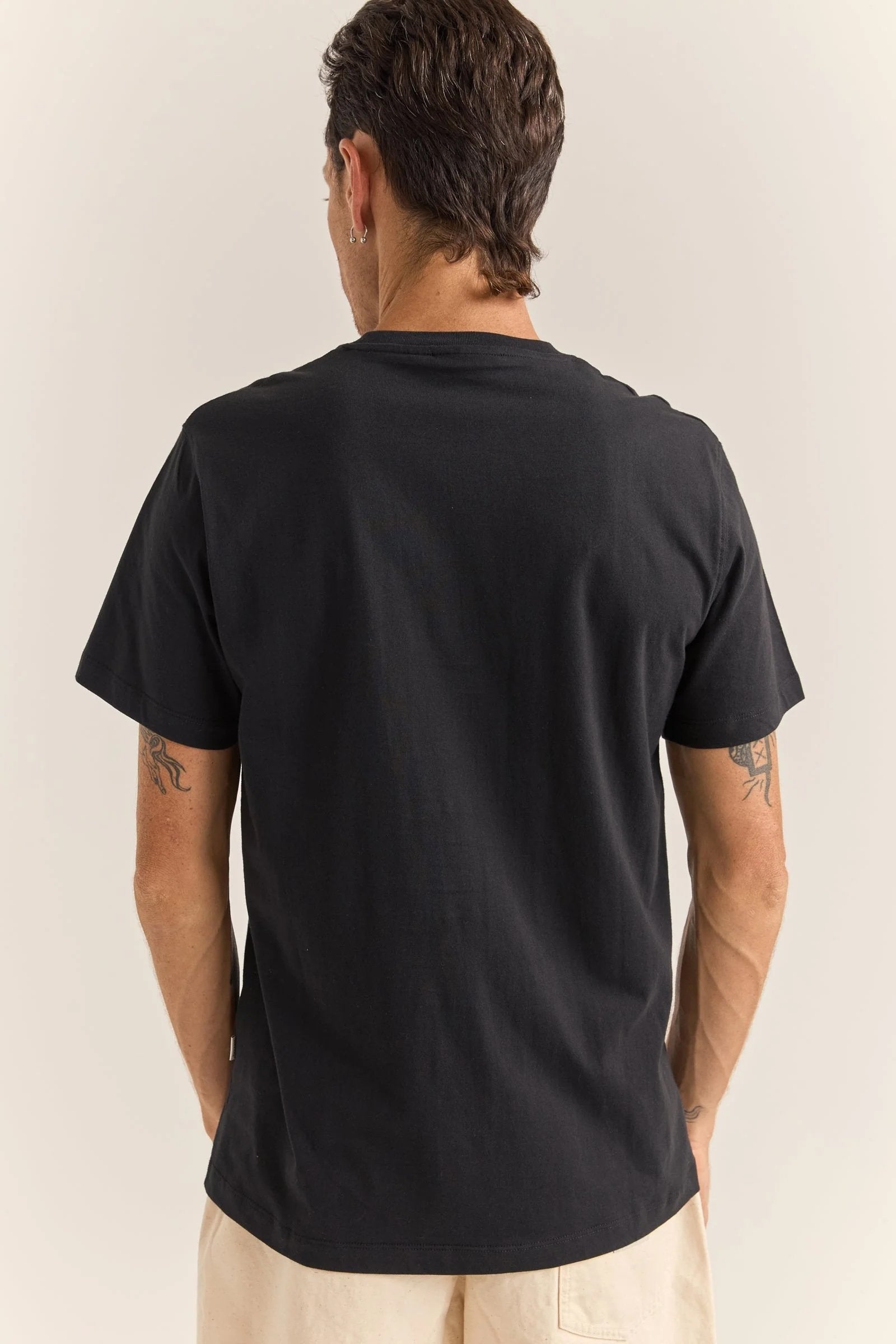 Rhythm Brand Tee - Black (view 2)