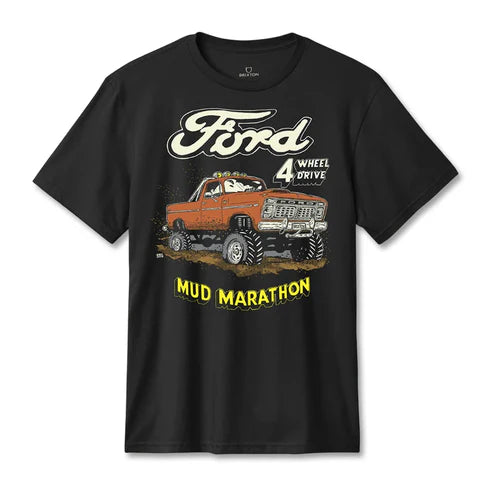 Brixton Ford Mud Marathon Short Sleeve - Burnt Rubber