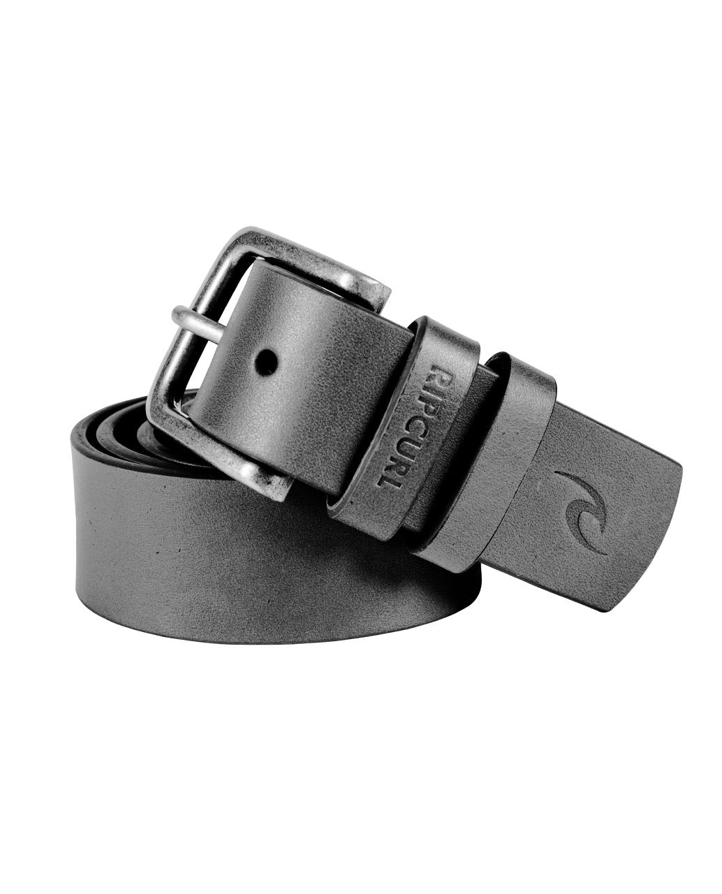 Rip Curl Cut Down Leather Belt - Black