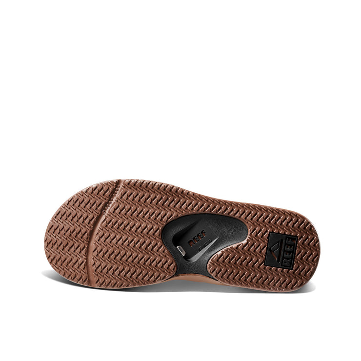 Reef Fanning Thong - Black / Tan (view 2)