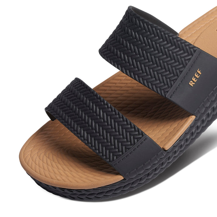 Water Vista Slide - Black / Tan
