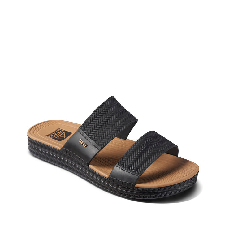 Water Vista Slide - Black / Tan