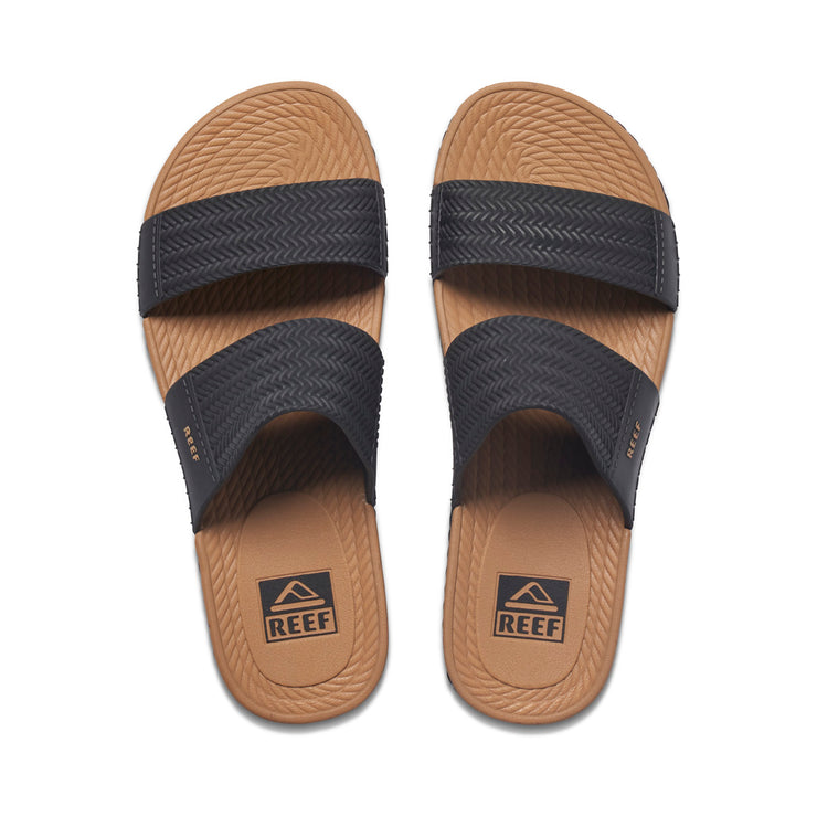 Water Vista Slide - Black / Tan
