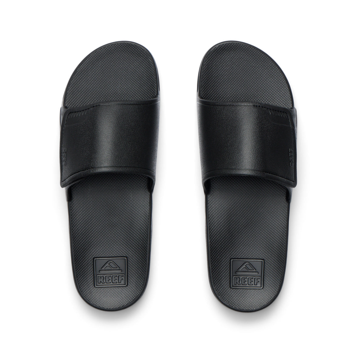 Reef Mens Fanning Slide H2O Black - top