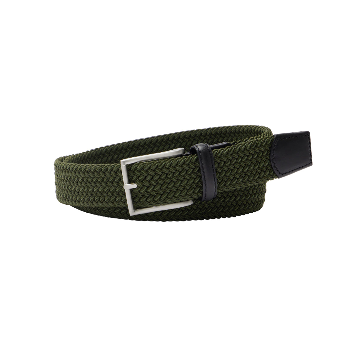 Crew 35mm Plaited Belt - Forest