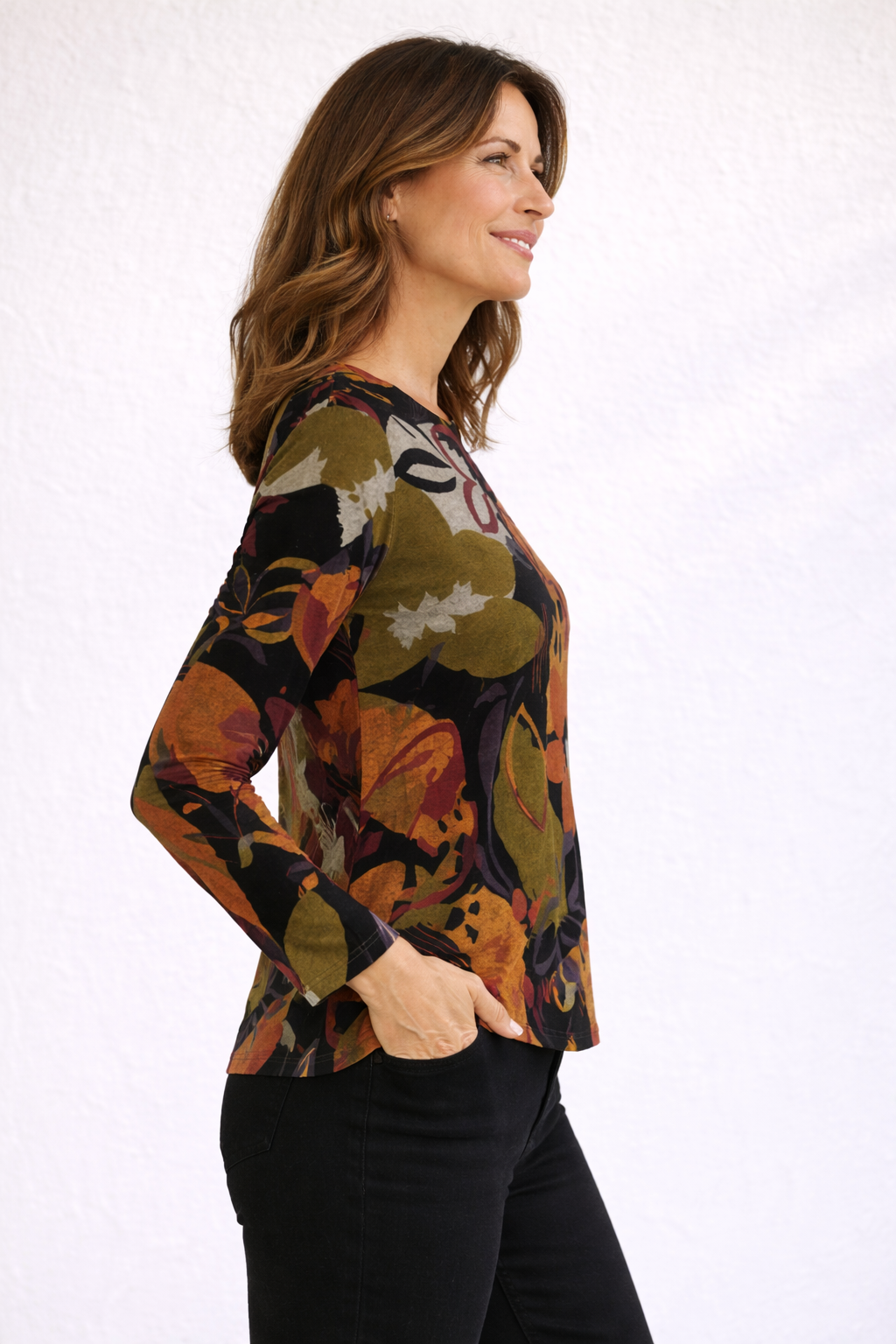 Renoma Karen Cosy Snood Top - Multi (view 4)