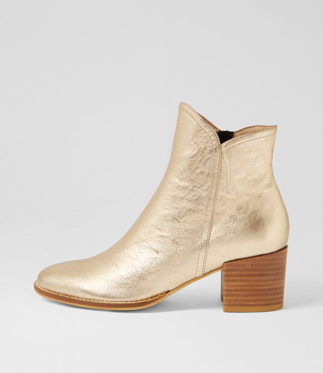 Mockas - Beige & Gold
