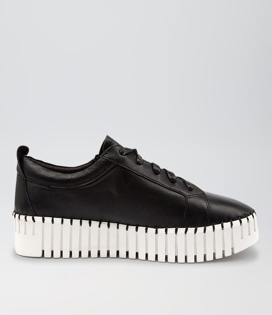 Django & Juliette Bump Sneaker - Black Leather (view 4)