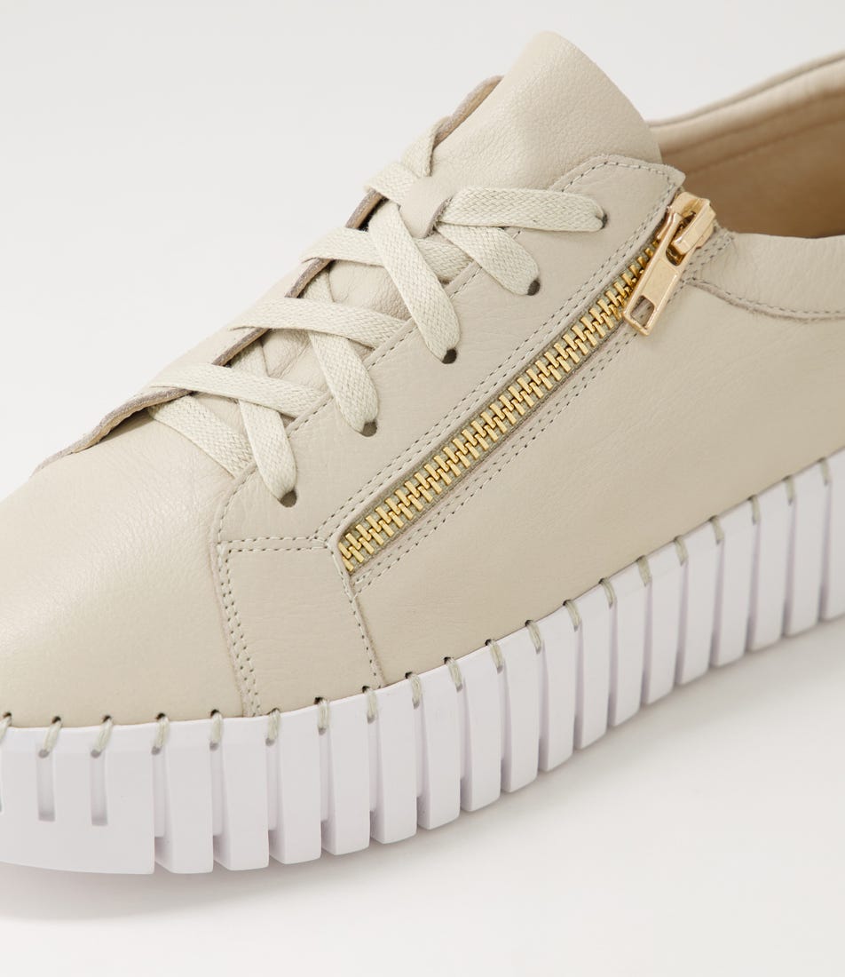 Django & Juliette Bump Sneaker - Macadamia Leather (view 2)
