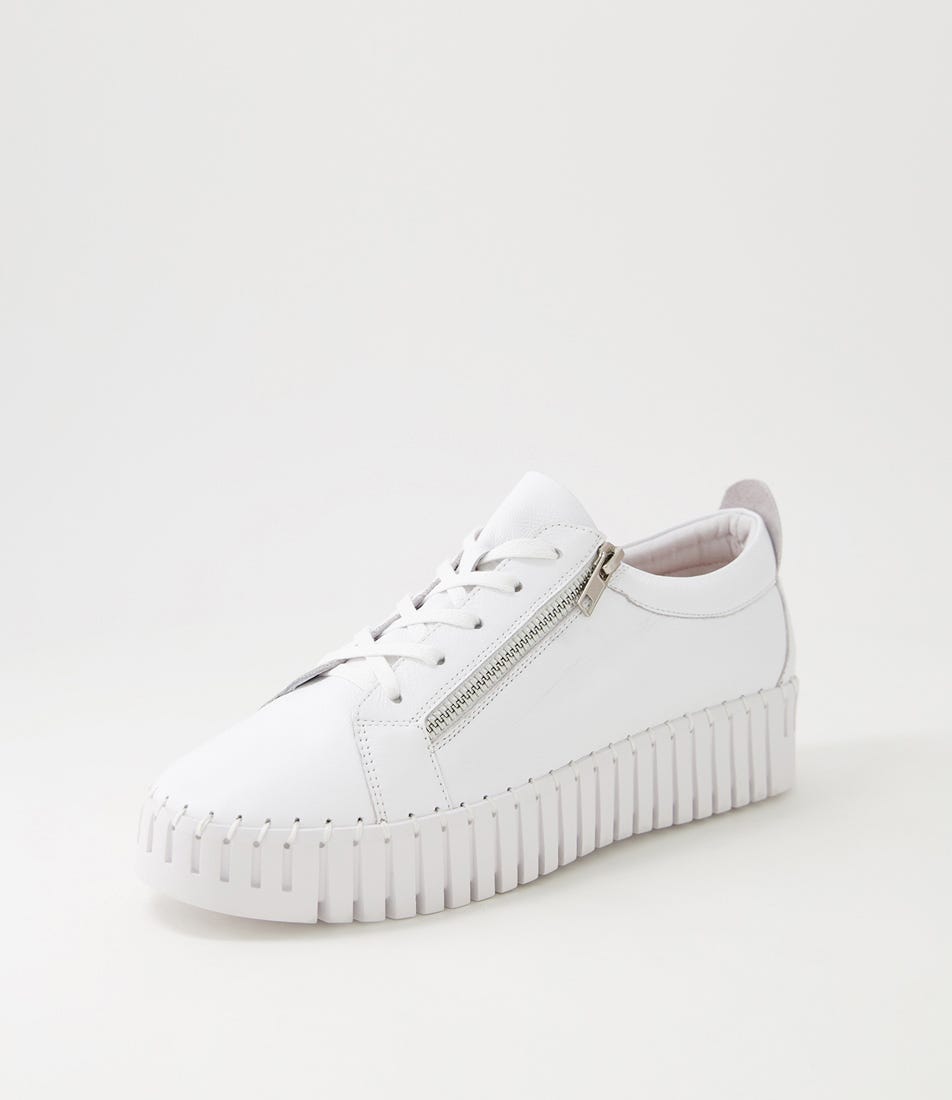 Bump Sneaker - White Leather