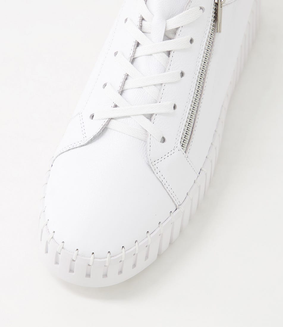 Bump Sneaker - White Leather