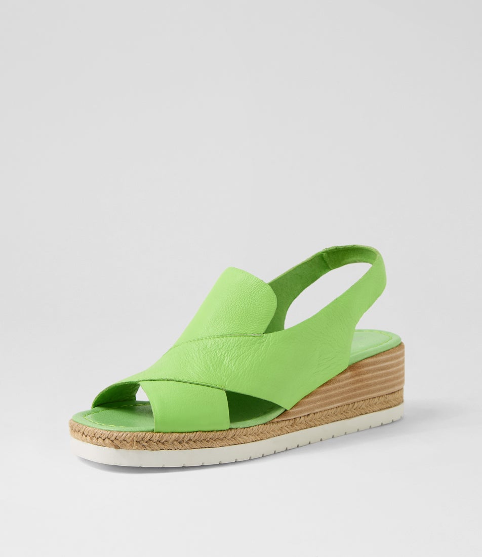 Django & Juliette Illiet Sandal - Light Lime (view 2)