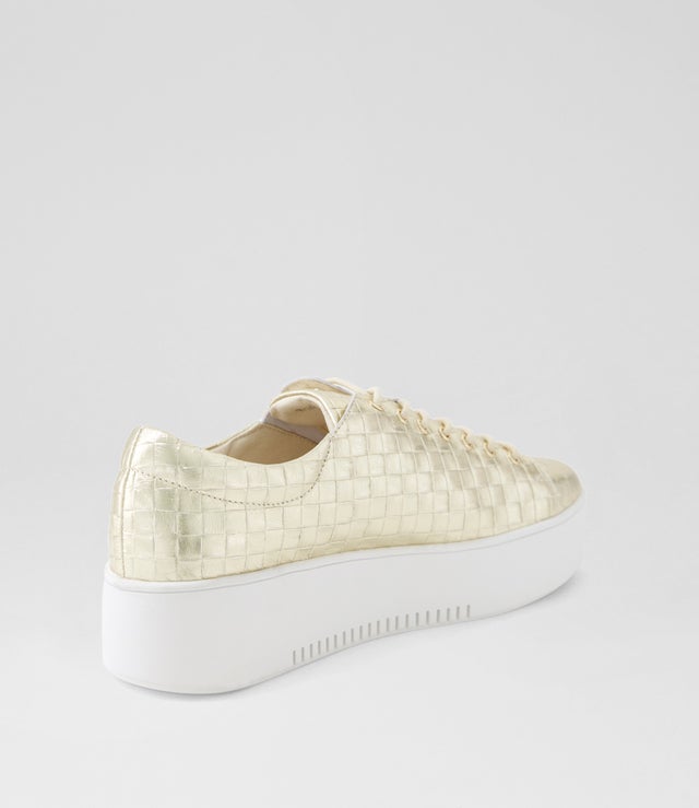 Wolfeta Sneaker - Pale Gold Weave