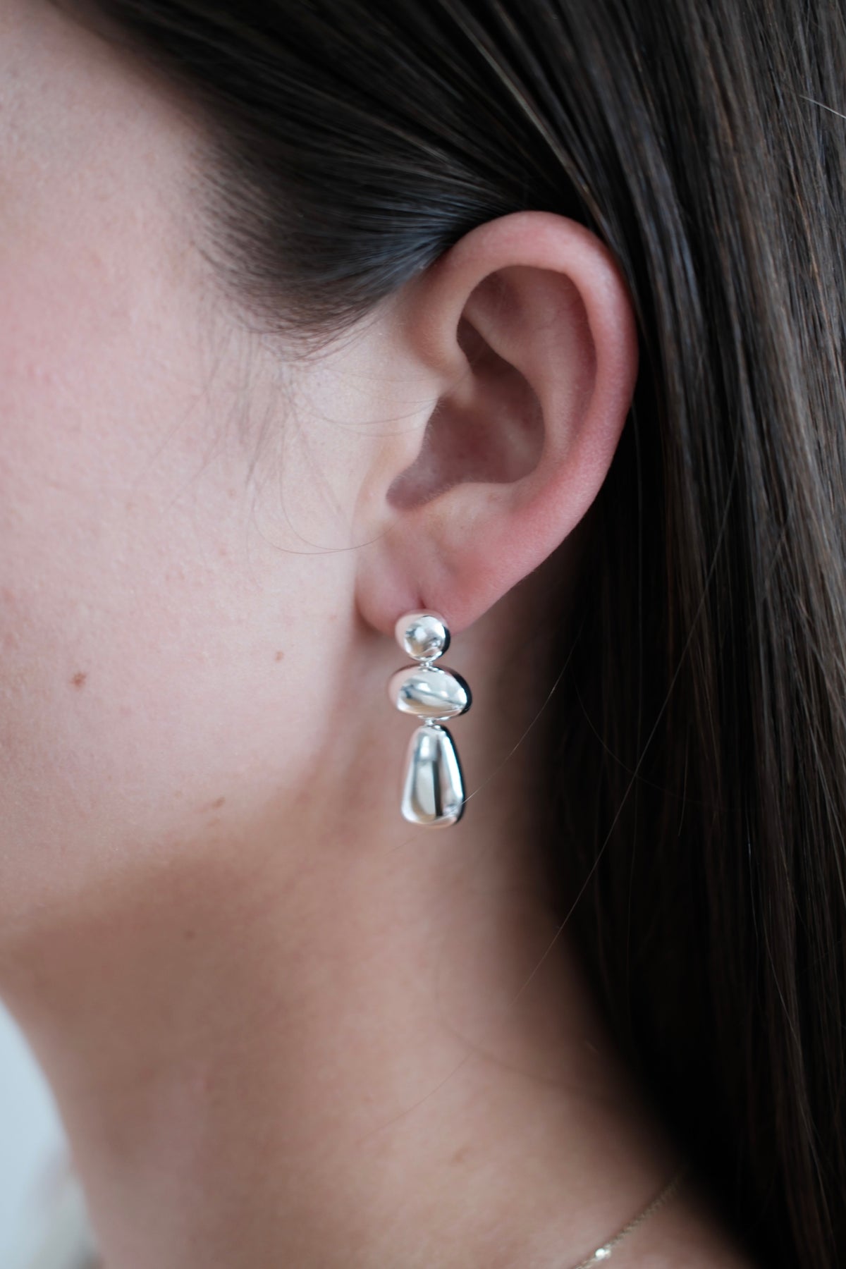 Zafino India Earring silver worn