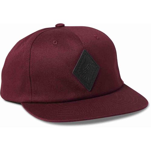 Fox Still In Snapback Hat - Dark Maroon
