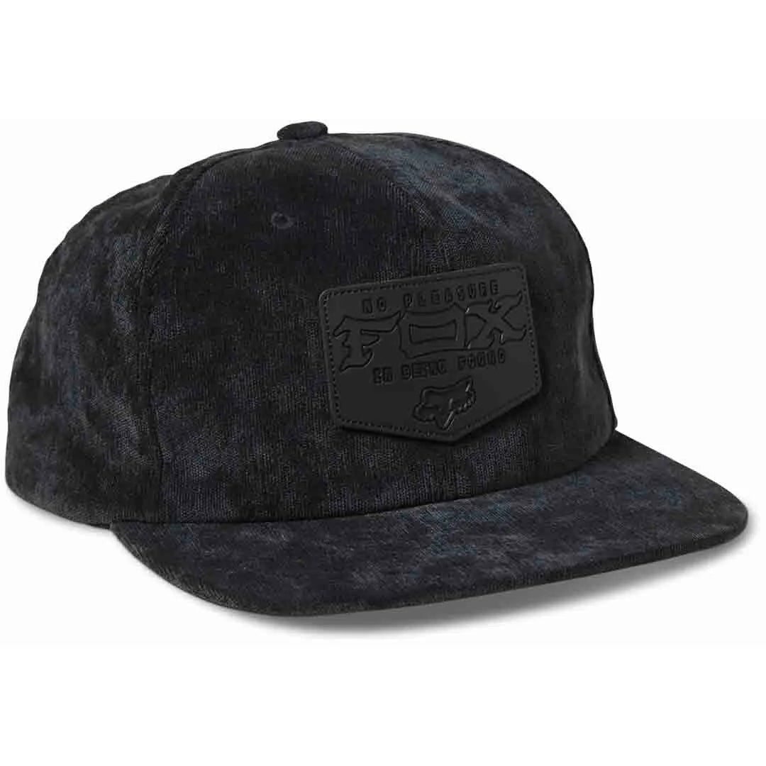 Fox Fixated Snapback Hat - Black