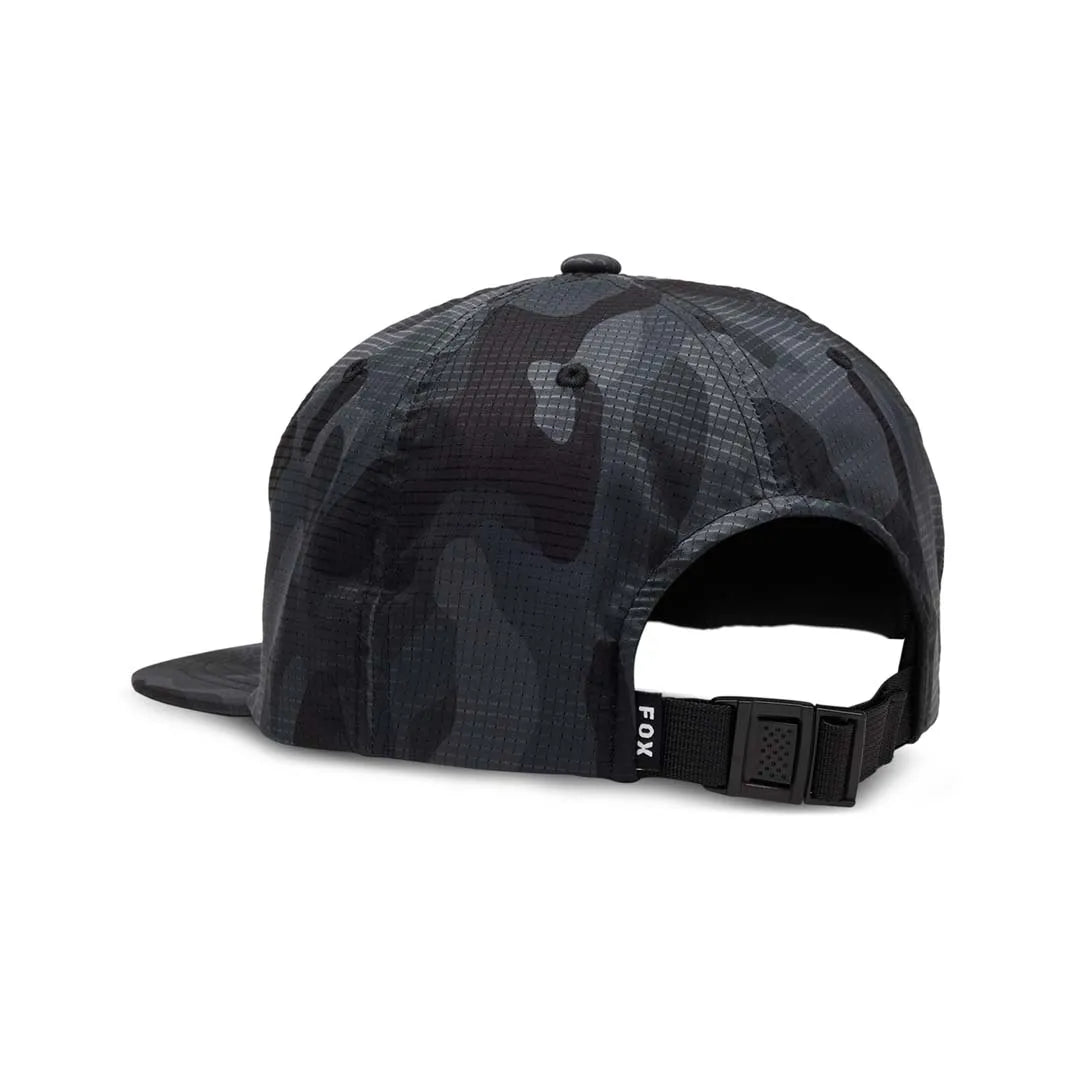 Fox Base Over Adjustable Hat Black Camo side