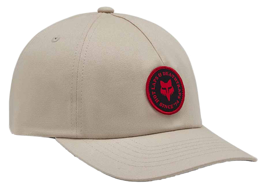 Fox Hotlaps Adjustable Hat Cream front