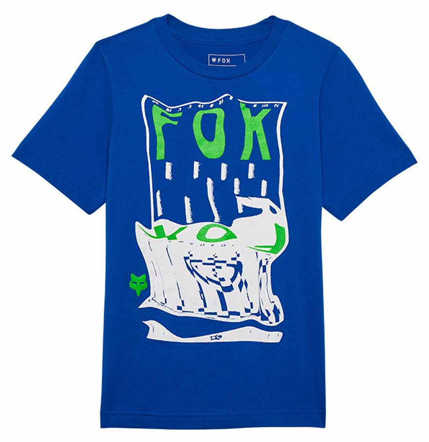 Fox Youth Energy Blast Tee Blue front