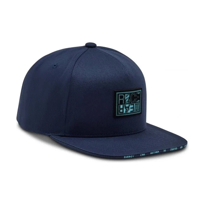 Fox Throttle Snapback Hat in midnight - front