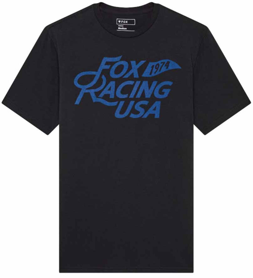 Fox Flag Premium Tee Black front