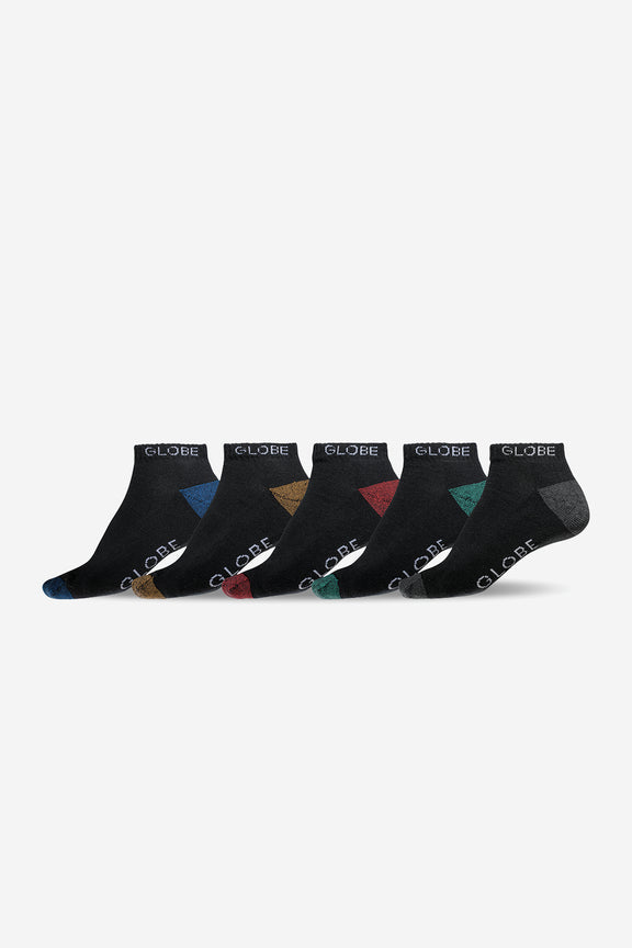 Globe Ingles Ankle Sock 5pk - 7/11
