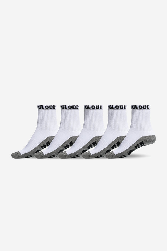 Globe -  Quarter Sock 5pk - 7/11