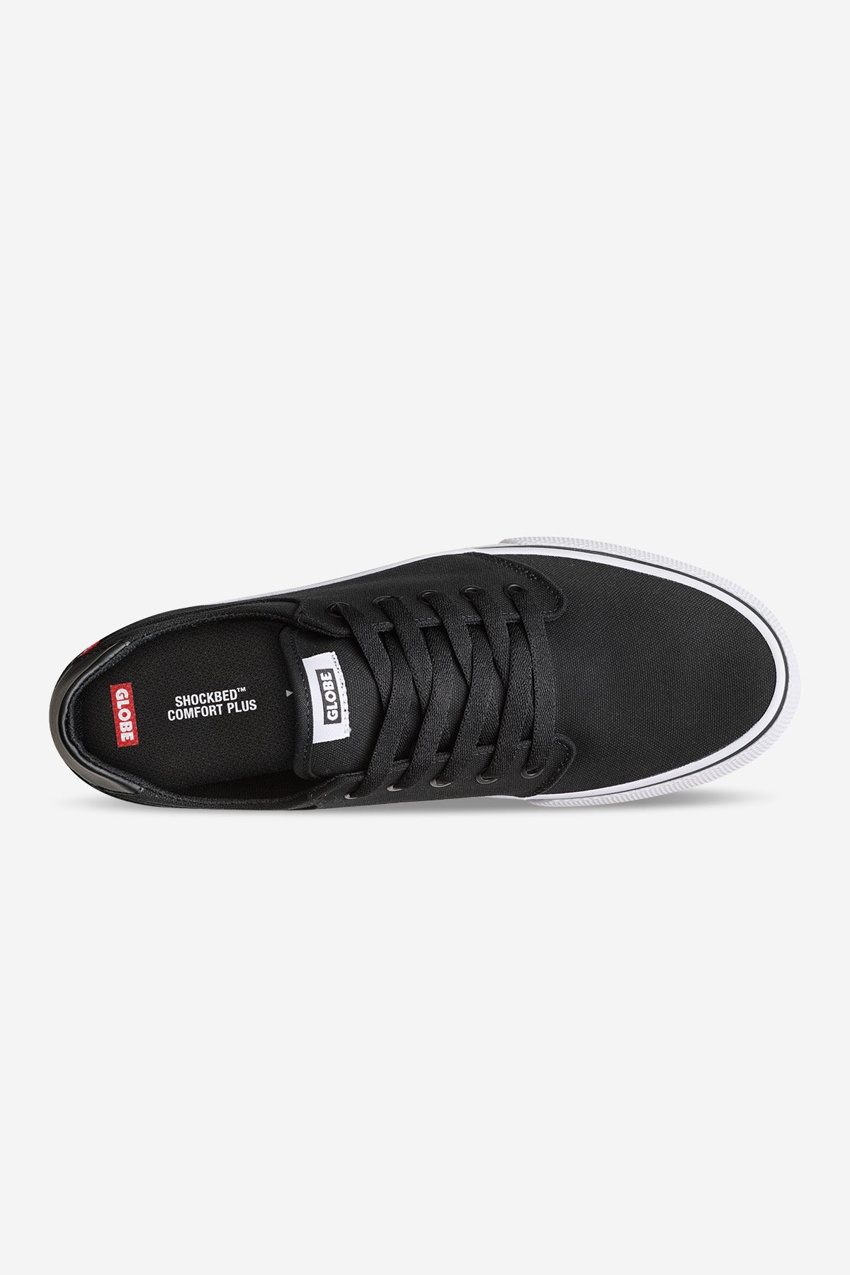 Globe Goodstock Sneaker - Black / White (view 2)