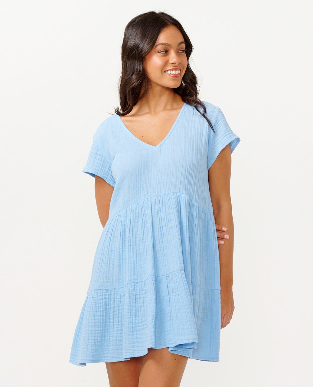 Premium Surf Dress - Mid Blue