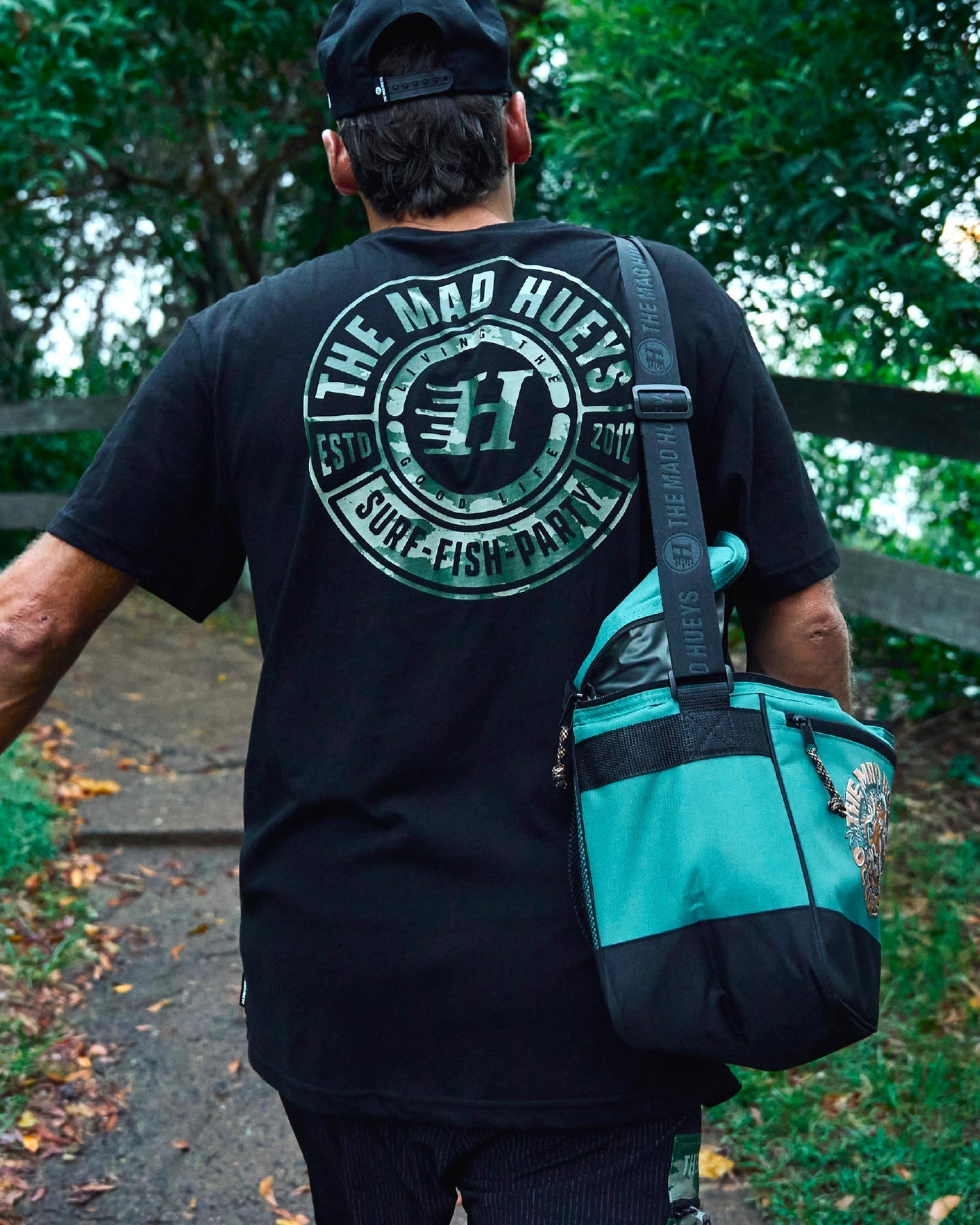 Living Hueys Short Sleeve Tee - Black