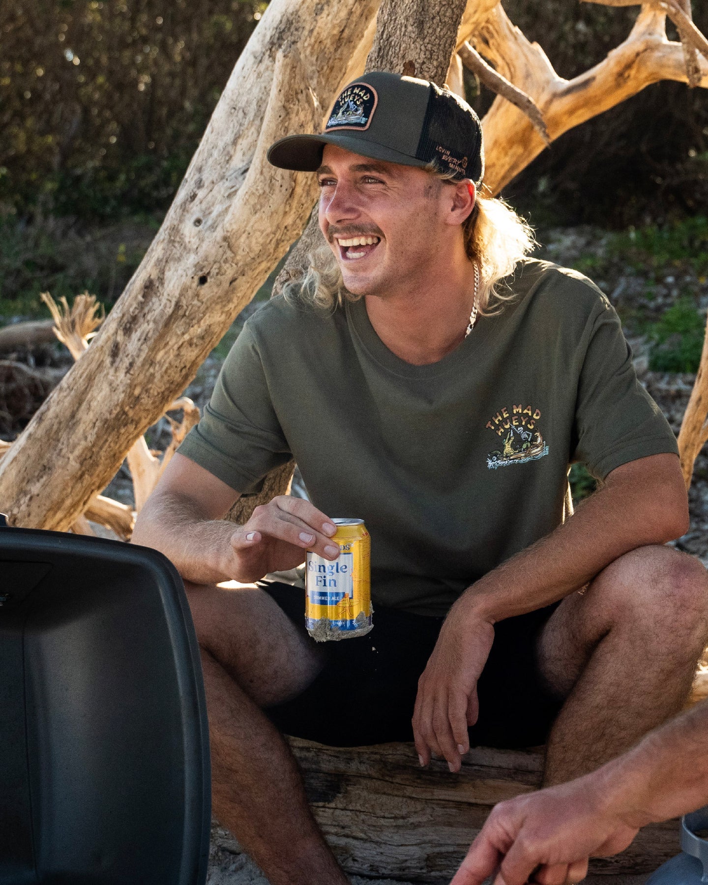 The Mad Hueys Loving Mangroves Short Sleeve Tee - Olive (view 5)