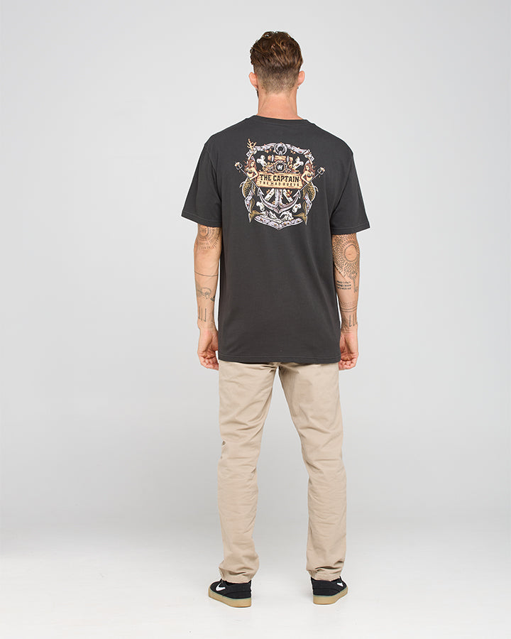 Deep Sea Captain SS Tee - Vintage Black