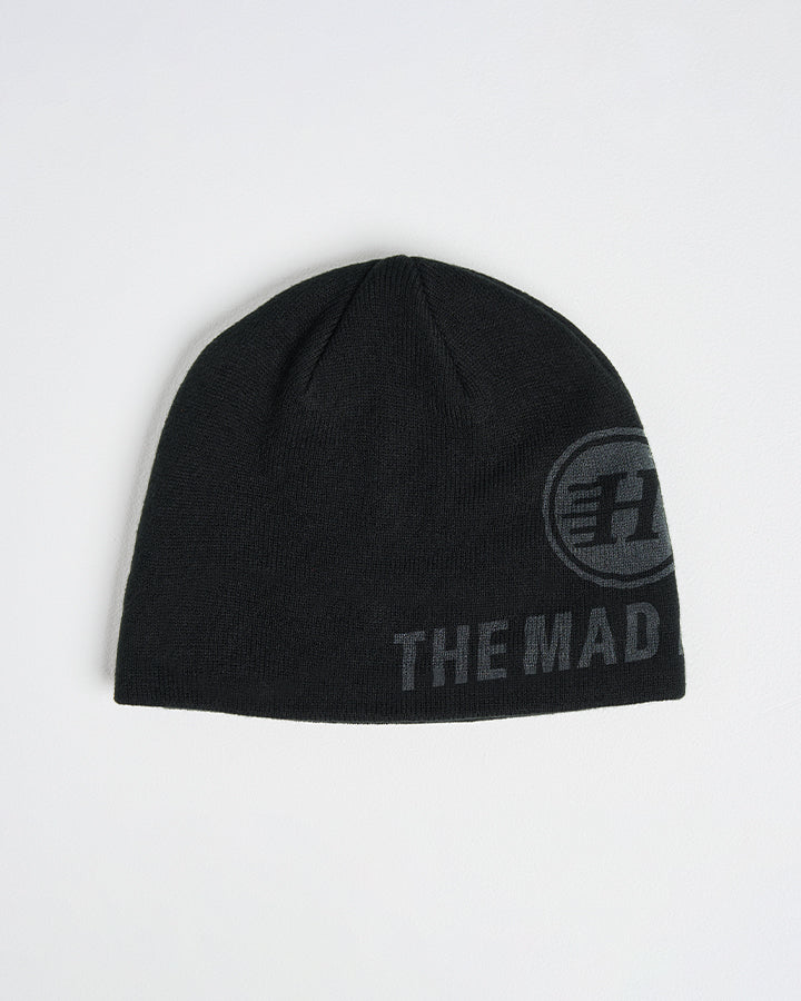The Mad Hueys Classic Hueys Straight Fit Beanie - Black (view 2)