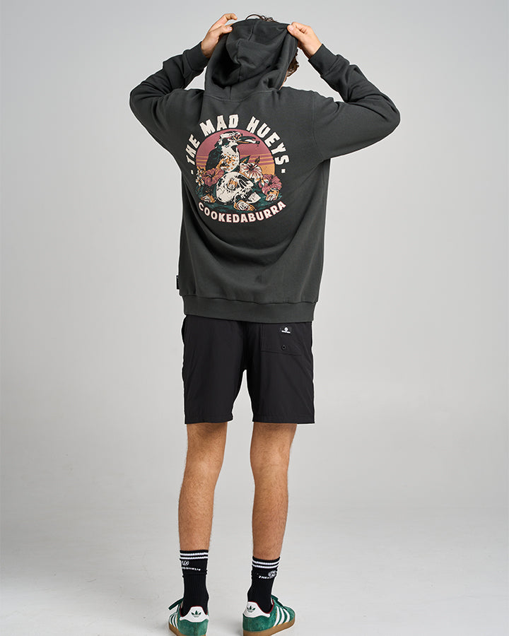 Stranded Cookedaburra Hooded Pullover - Vintage Black