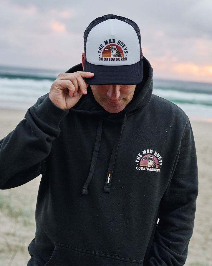 Stranded Cookedaburra Hooded Pullover - Vintage Black