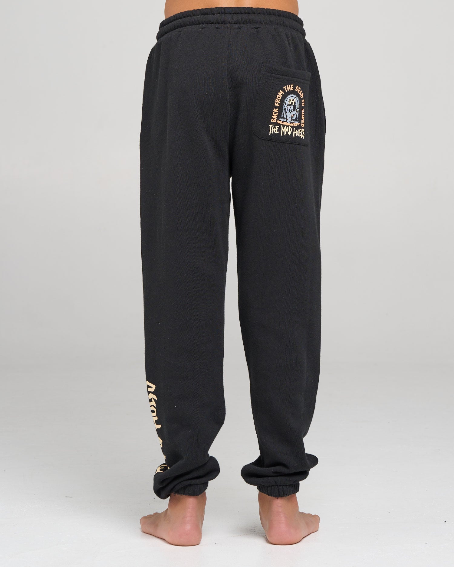 The Mad Hueys Dead Shred Youth Trackpant Black back