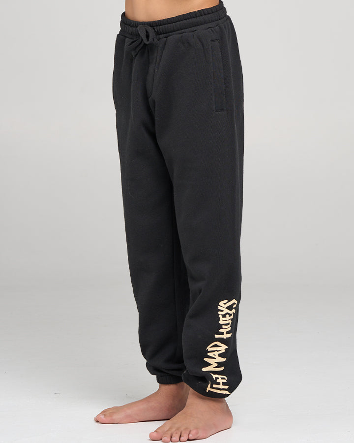 The Mad Hueys Dead Shred Youth Trackpant Black