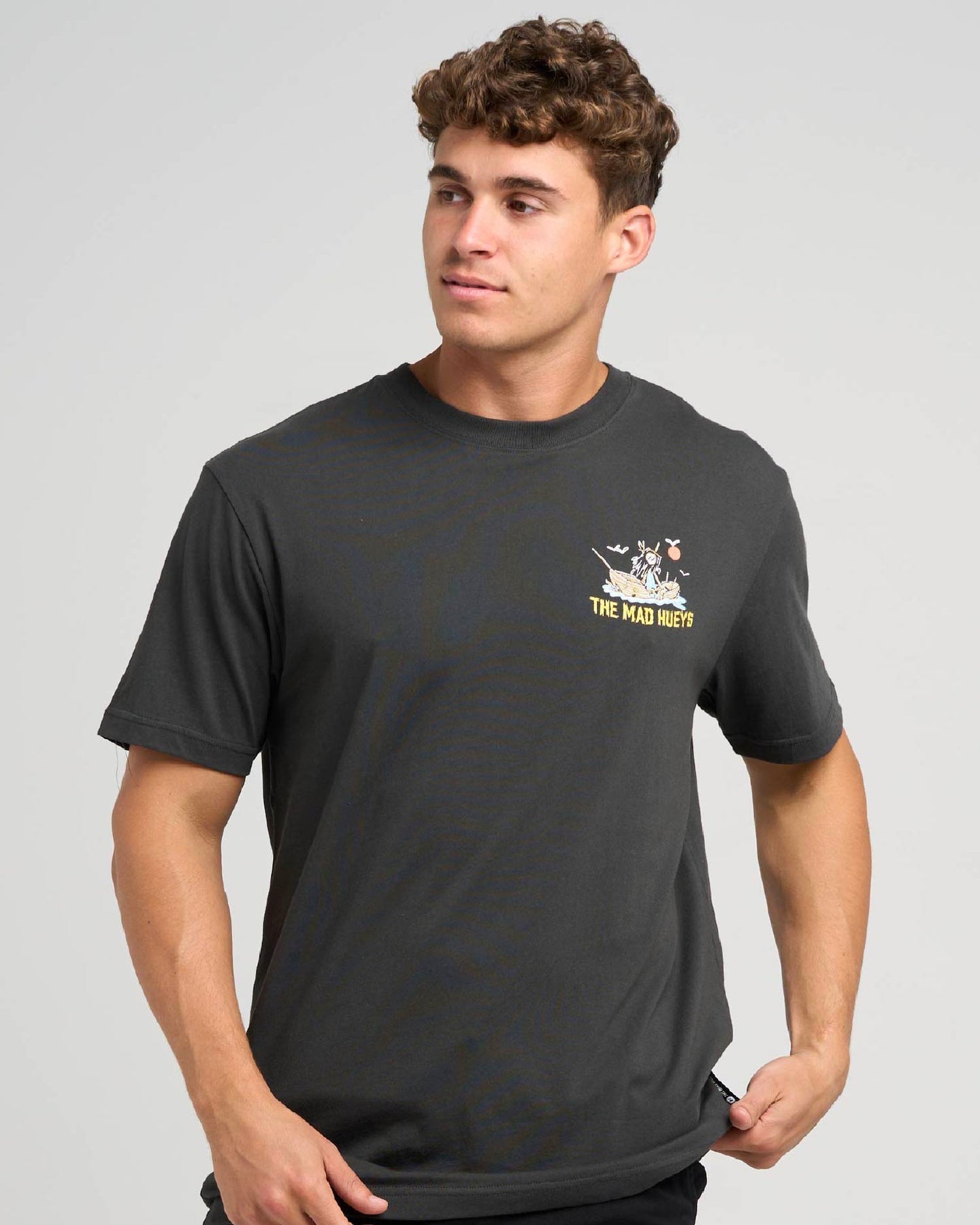 The Mad Hueys Sinkin Tins Ss Tee - Vintage Black (view 2)