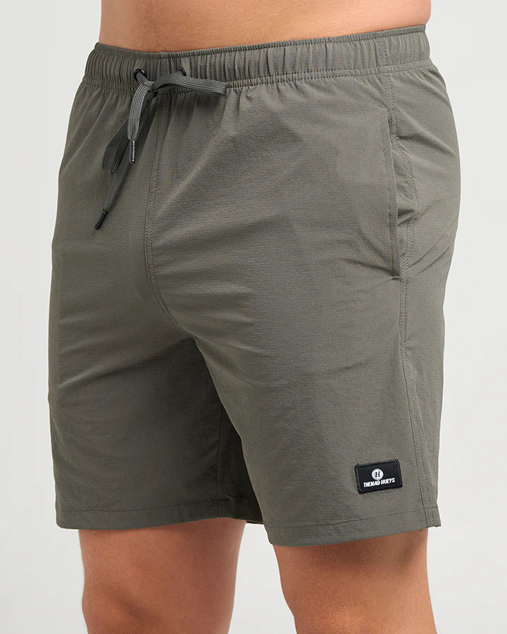 The Mad Hueys Freestyle 18" Swim Volley Short - Charcoal (view 2)