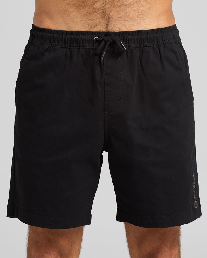 The Mad Hueys Stranded 18" Chino Short - Black (view 2)