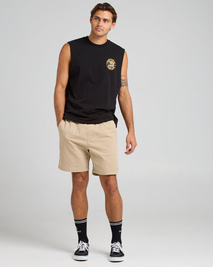 The Mad Hueys Stranded 18" Chino Short - Taupe