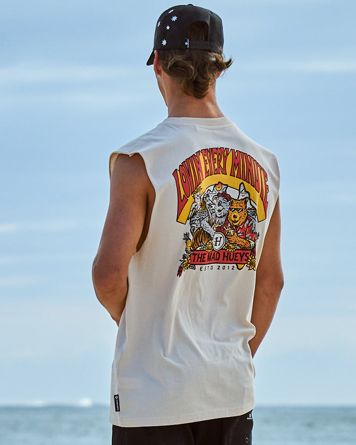 The Mad Hueys Oz Straya Muscle - Cement (view 3)