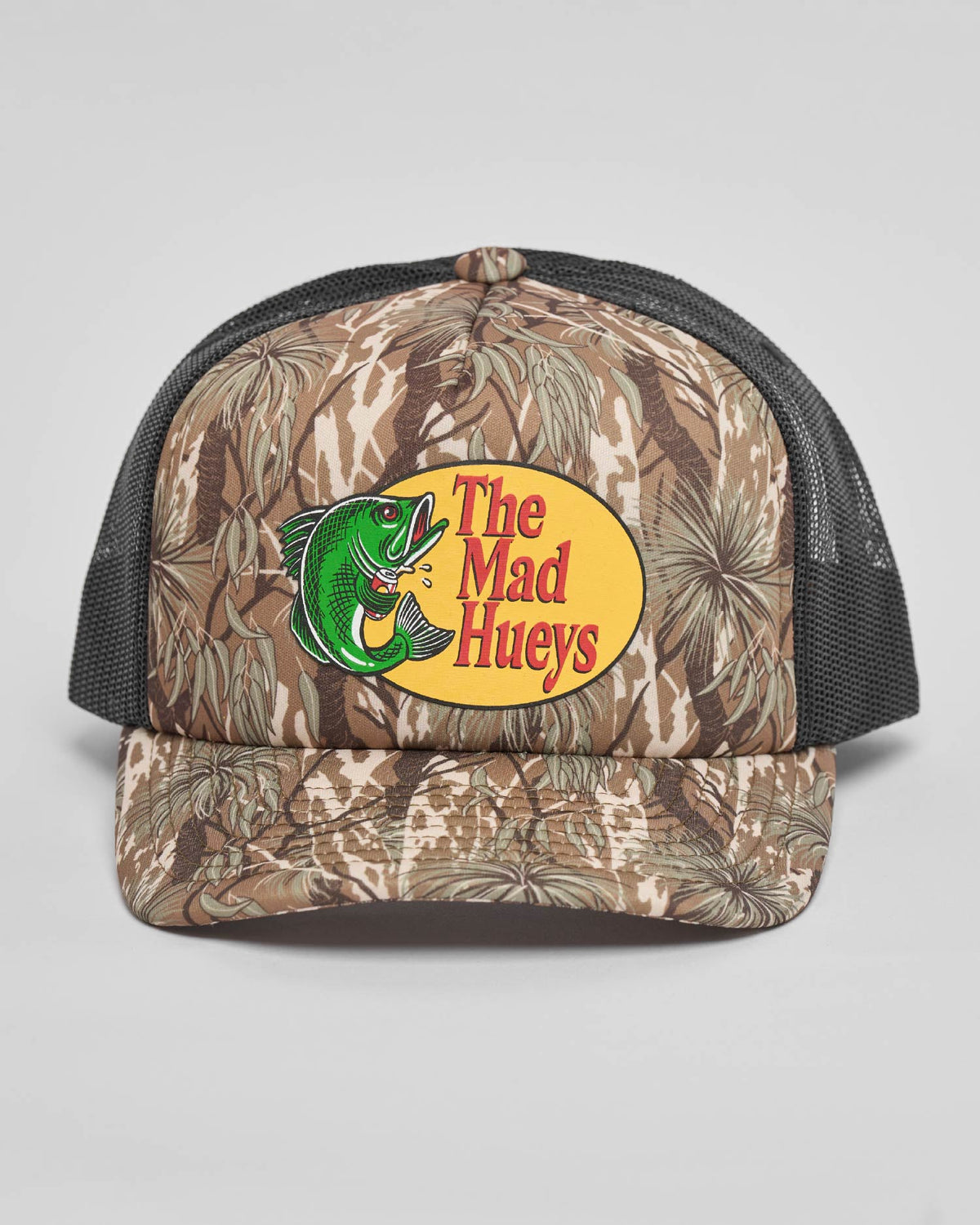 Mad Hueys Pro Hueys Youth Foam Trucker in native camo - side