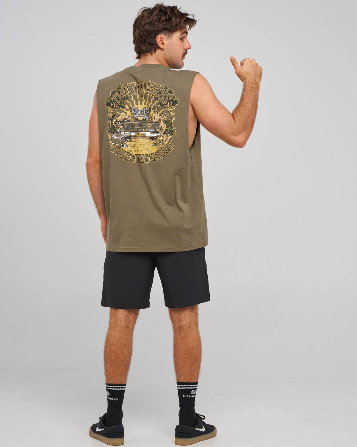 The Mad Hueys Loving Every Ute Muscle Olive detail
