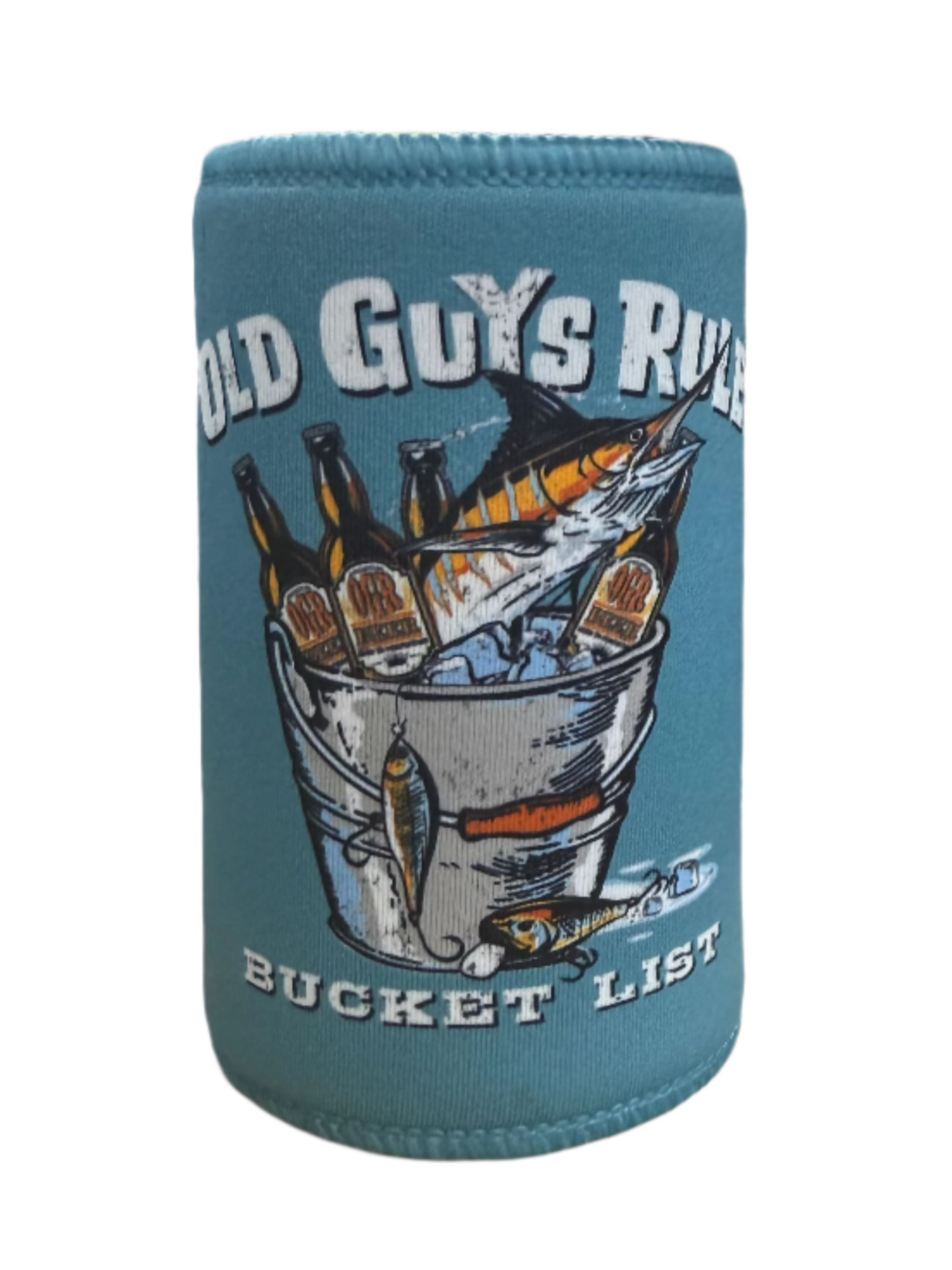 Old Guys Rule Bucket List - Stubby Holder