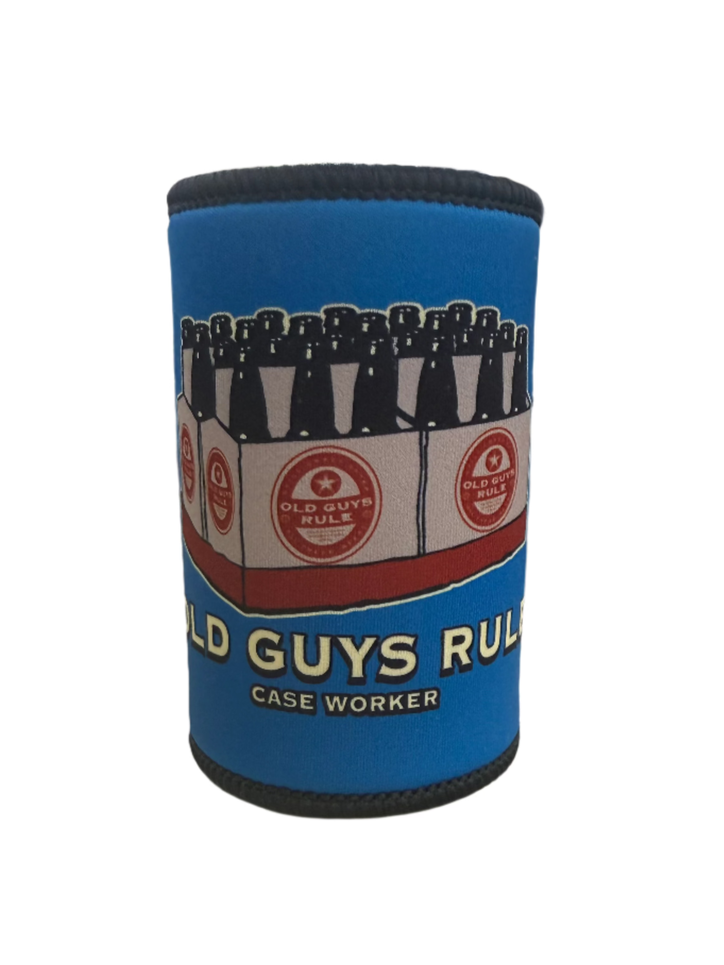 Old Guys Rule Case Worker - Stubby Holder