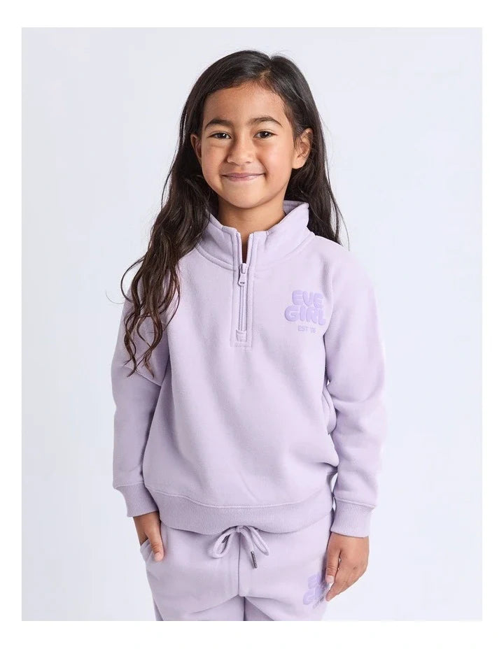 Eve Girl Sports Club 1/4 Zip Lavender